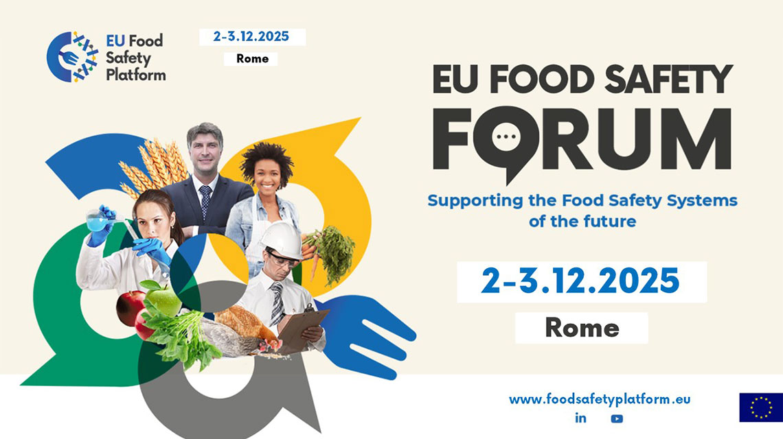 EU FOOD SAFETY FORUM 2025 in Rome on 2–3 December
