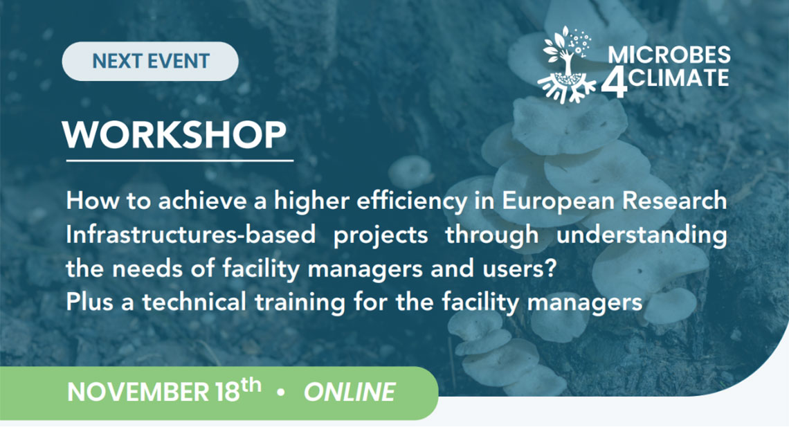 MICROBES-4-CLIMATE Workshop Scheduled for 18 November